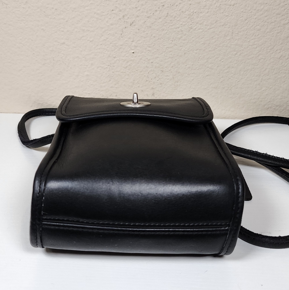 Vintage Coach Black/Nickel Scooter Bag #9893 - Picture 12 of 16